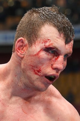 True blood: Jeff Horn is hoping for an easier night at the office when he meets Gary Corcoran for his first title defence in December.