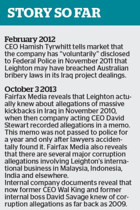 Leighton Holdings bribert scandal: the story so far.