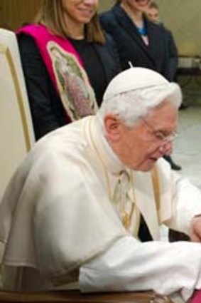 Do you want to send this message? &#8230; the Pope issues his first ''pearl of wisdom''.