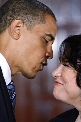 US President Barack Obama and his pick for the Supreme Court, Sonia Sotomayor.