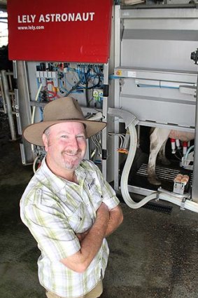 Beaudesert dairy farmer Greg Dennis.