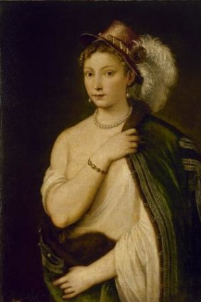 Titian's <i>Portrait of a Young Woman</i>, circa 1536.