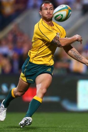 Split &#8230; a growing chasm has developed between Quade Cooper and Wallabies coach Robbie Deans and the ARU.
