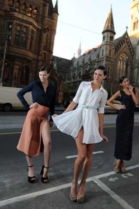 Models flaunt the long and the short of changing hemlines. Melbourne Spring Fashion Week kicks off today.