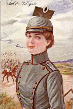 WW1, war-minded German woman