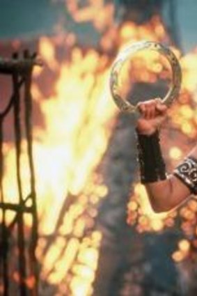 Lucy Lawless in <i>Xena: Warrior Princess</i>.