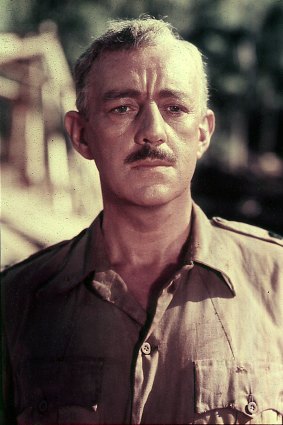 Madness: Alec Guinness in <i>The Bridge on the River Kwai</i>.
