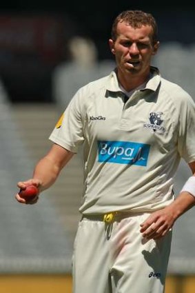 Peter Siddle will have his break after completing the second of Victoria's back-to-back Shield fixtures.