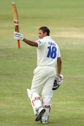 Young New South Wales batsman Usman Khawaja has been selected in Australia's 17-man squad for the first Ashes Test against England.