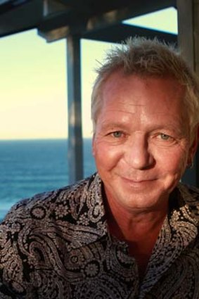 Iva Davies enjoys the sunny outdoors.