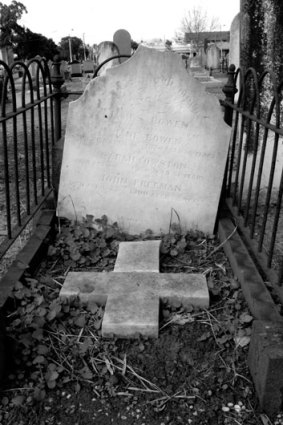 The grave of John Freeman, aka Edward Oxford, at Melbourne Cemetery.