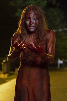 Outcast: Chloe Grace Moretz in <i>Carrie</i>.