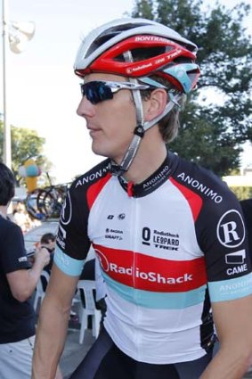 Looking to get back on top ... 2010 Tour de France winner Andy Schleck, competing in the Tour Down Under for the first time.