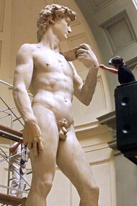 Full-frontal nudity ...  how would Michelangelo's <i>David</i> be classified?