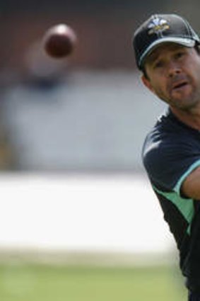 Through to the keeper: Ricky Ponting declined to discuss Michael Clarke's toiletry habits.