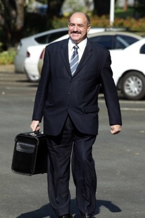 Former Labor MP John D'Orazio outside Parliament.