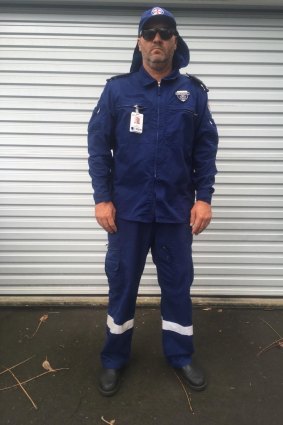 NSW Ambulance advised paramedics to forego their long-sleeve, zip-up over shirts (pictured) in the heat.