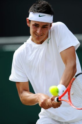Great expectations: Bernard Tomic's ranking is set to rise to 72 after him exploits at Wimbledon.