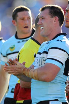 Test of depth: The Sharks will be without forward trio Andrew Fifita, Luke Lewis and captain Paul Gallen, pictured.