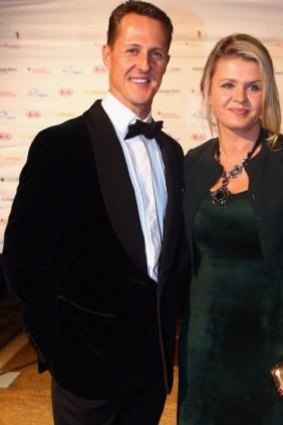 Michael Schumacher and his wife Corinna in 2012.