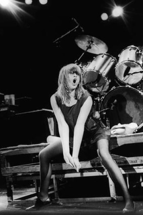 Having a ball: Chrissy Amphlett developed an honest, challenging and sexy persona for the Divinyls.