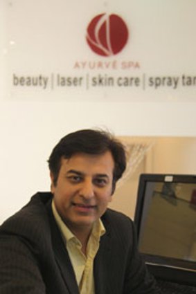 Ayurve spa owner Raman Mehrotra.