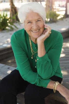 Happy habit: Dawn Fraser says the word ''enjoy'' can empower people.