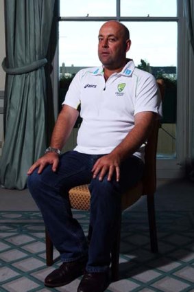 Hot seat: Darren Lehmann's life changed dramatically when he became the Australian cricket coach.