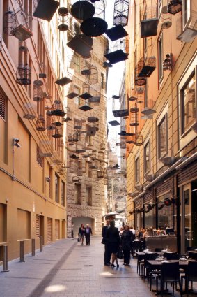 Breathing new life into the city centre: Sydney Laneways project.
