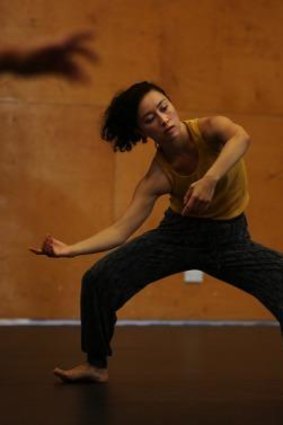 Moving: Kristina Chan rehearses for <i>Puncture</i>.