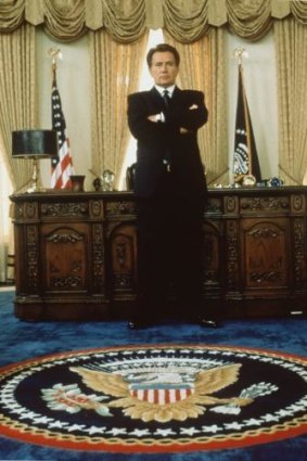 Martin Sheen as President Bartlett in <i>The West Wing</i>.