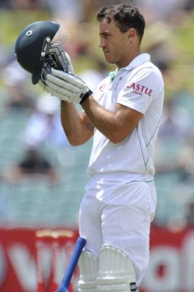 South Africa's Faf du Plessis ensured that the drawn Test in Adelaide would be a nail-biter.