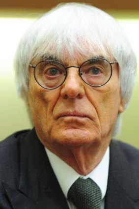 Bernie Ecclestone.