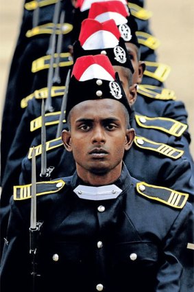 The Sri Lankan military is accused of intimidation.