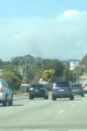 Smoke could reduce visibility for motorists in the Joondalup area.
