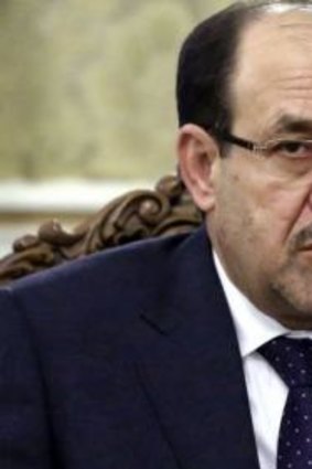 Iraqi Prime Minister Nouri al-Maliki.