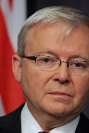 "I play my own part and will continue to do so" ... Kevin Rudd.