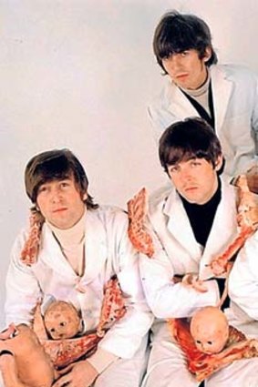 The cover for the Beatles album <i>Yesterday and Today</i> taken by Robert Whitaker.