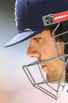 Alastair Cook reflects on his dismissal.