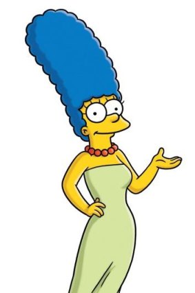 Kinda blue ... Marge Simpson.