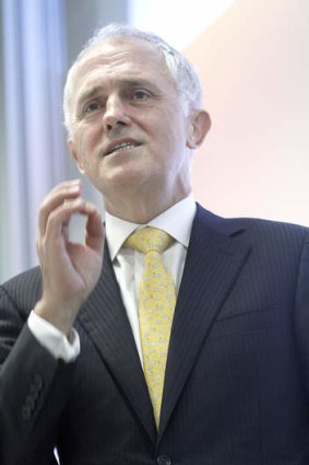 Hinted at relaxation: Malcolm Turnbull.