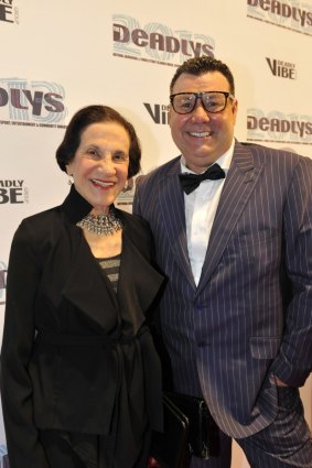NSW Governor Marie Bashir and Deadlys founder and executive producer Gavin Jones at the 2013 Deadly Awards. 