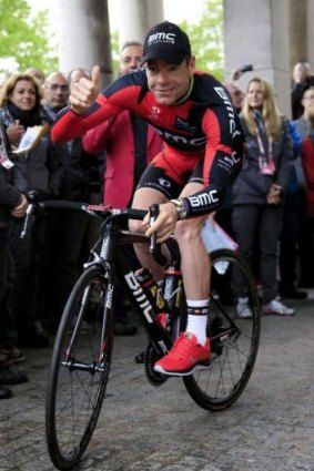 Australian cyclist Cadel Evans.