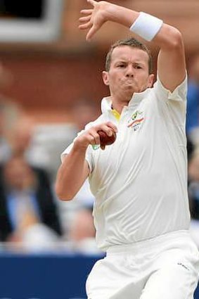 Wholehearted: Peter Siddle.