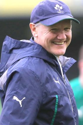 Tough initiation:  Ireland coach Joe Schmidt.