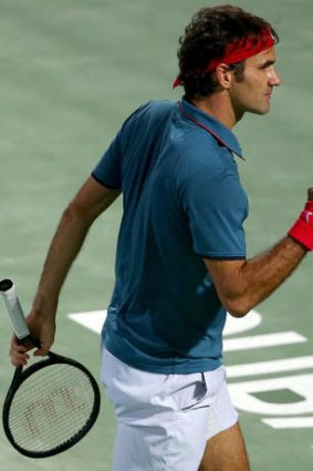 Not interested: Swiss ace Roger Federer.