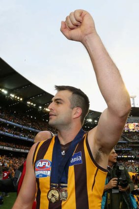 Norm Smith medal winner Brian Lake.