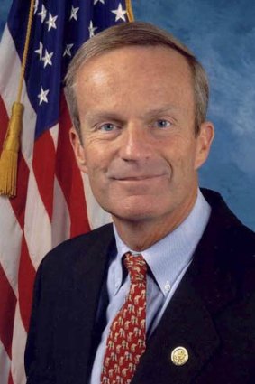Republican congressmna Todd Akin, who claimed 'legitimate' rape victims could not fall pregnant.