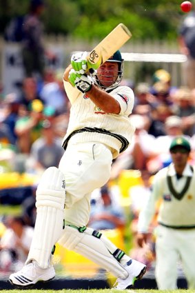 Short story ... Ricky Ponting was dropped on zero pulling, was later struck flush in the head trying to play the shot, but was back to his confident best  later in the day.