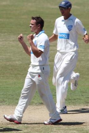 Clever: NSW spin bowler Stephen O'Keefe.